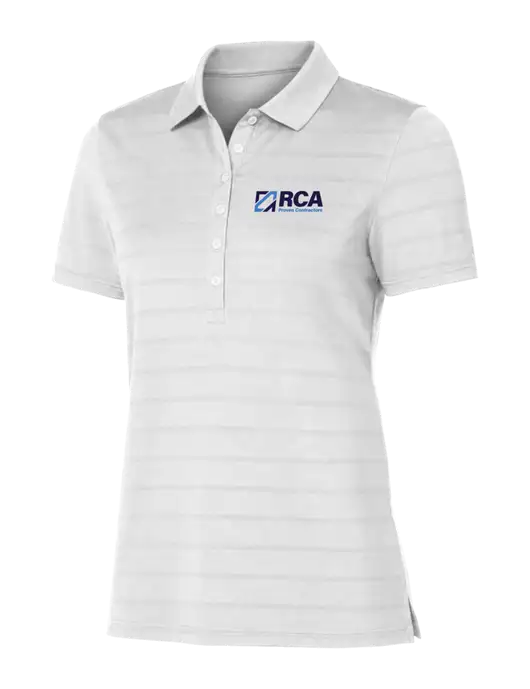 Callaway Womens Bright White Ventilated Polo w/RCA Logo
