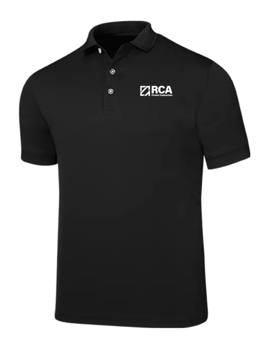 Callaway Ottoman Black Polo w/RCA Logo