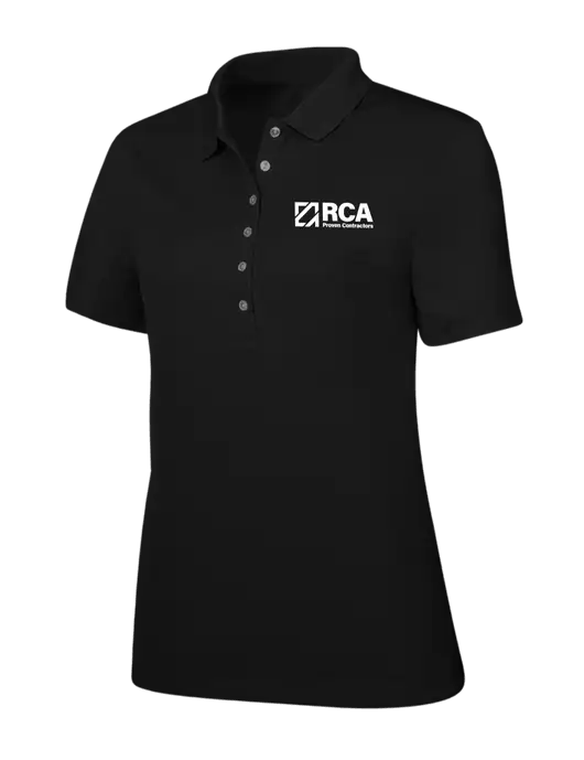 Callaway Womens Ottoman Black Polo w/RCA Logo