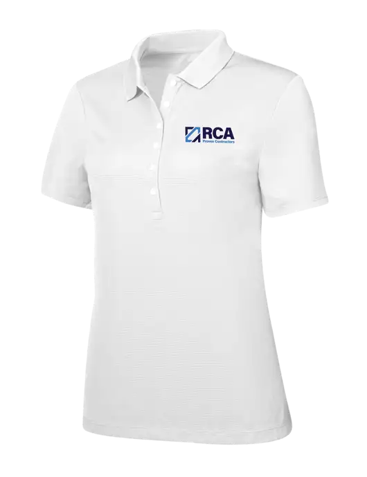 Callaway Womens Ottoman Bright White Polo w/RCA Logo