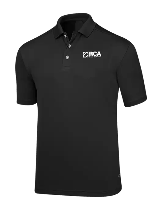 Callaway Core Black Performance Polo w/RCA Logo
