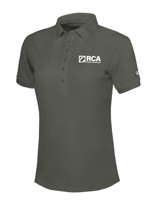 OGIO Womens Medium Grey Jewel Polo w/RCA Logo