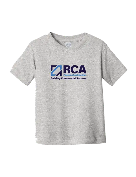 Rabbit Skins Light Grey Heather Toddler Fine Jersey Tee w/RCA Building Commercial Success Logo