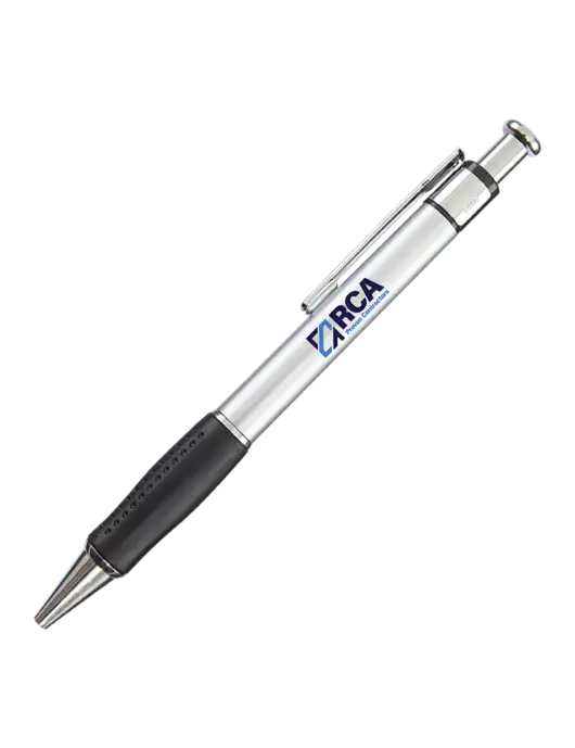 Malta Silver Pen - Black Ink w/RCA Logo