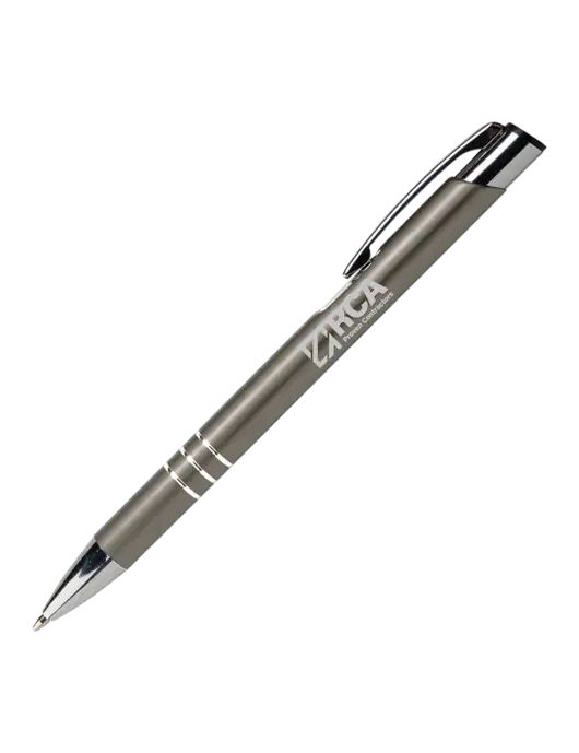 Laurent Gunmetal Pen - Black Ink w/RCA Logo