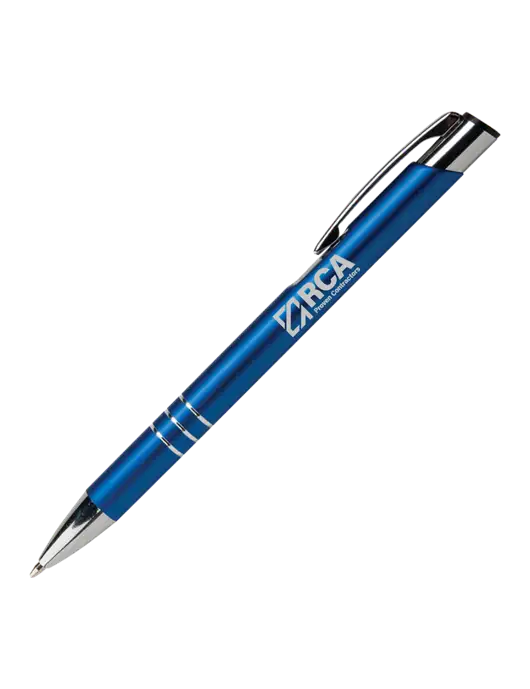 Laurent Blue Pen - Black Ink w/RCA Logo