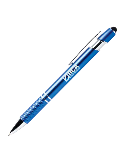 Valencia Blue Stylus Pen - Black Ink w/RCA Logo