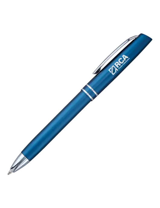Blue Anguilla Black Ink Pen w/RCA Logo