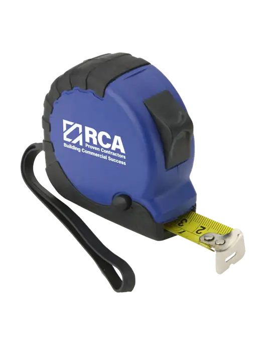 Blue Tape Measure, 16' w/RCA Building Commercial Success Logo