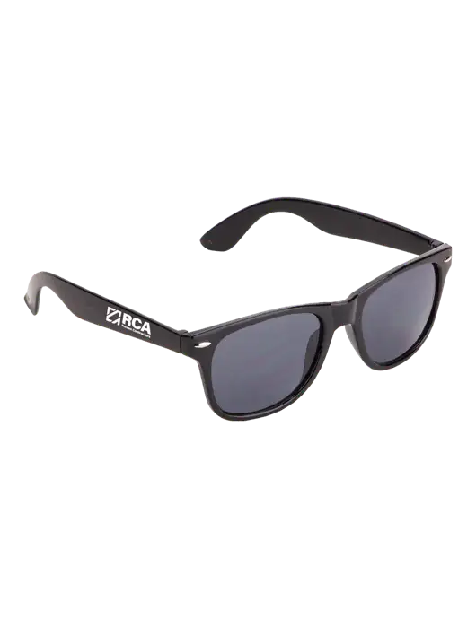 Daytona Black Sunglasses w/RCA Logo