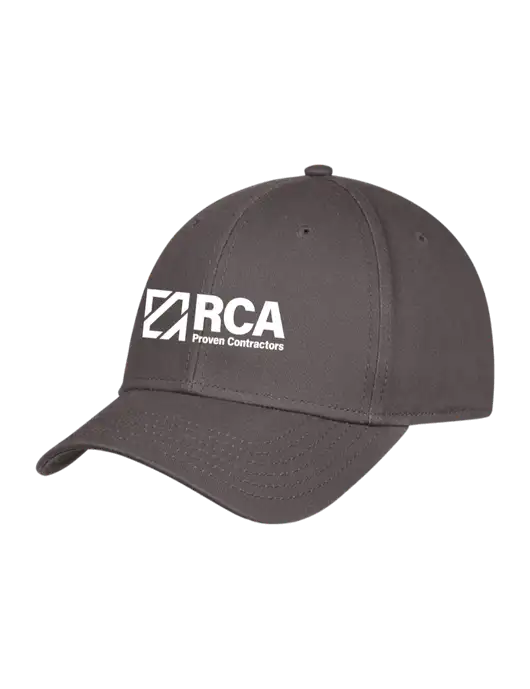 Charcoal Structured Cap Hook & Loop w/RCA Logo
