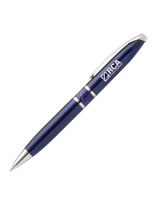 Illusion Navy Pen - Black Ink w/RCA Logo
