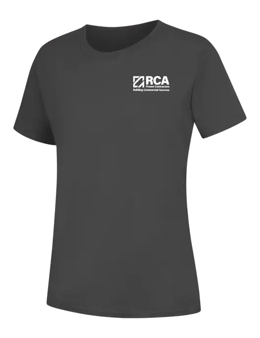 Womens Charcoal Core Blend Tee w/RCA Building Commercial Success Logo
