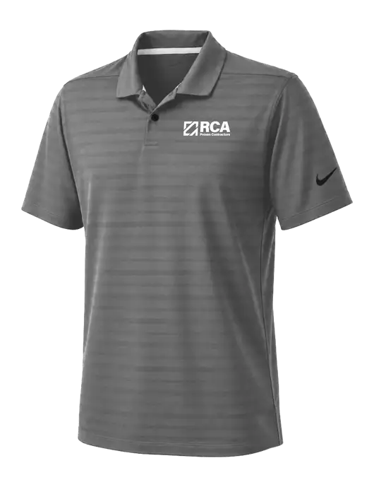 Nike Dark Medium Grey Dri-FIT Vapor Jacquard Polo w/RCA Logo