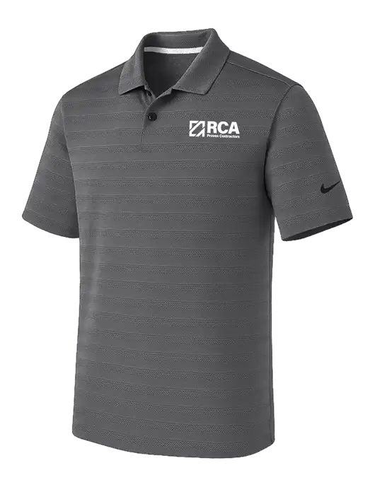 Nike Dark Medium Grey Dri-FIT Vapor Jacquard Polo w/RCA Logo