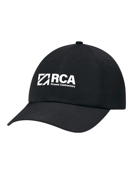 Richardson Relaxed Performance Lite Black Cap w/RCA Logo