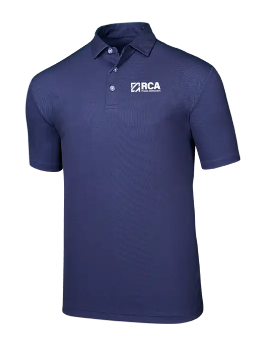 Callaway Birdseye Navy Polo w/RCA Logo