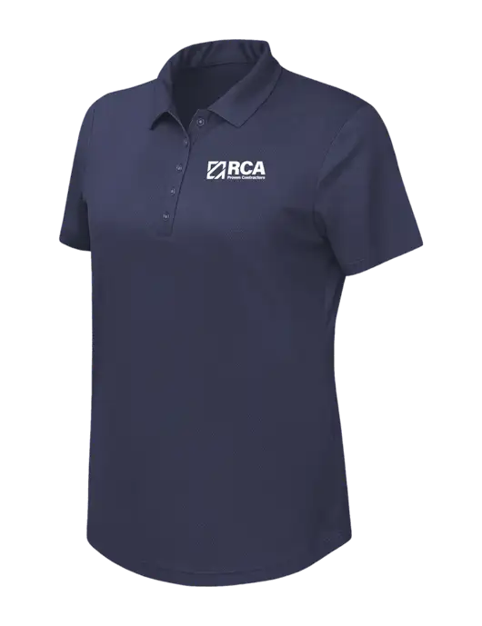 Callaway Womens Birdseye Navy Polo w/RCA Logo