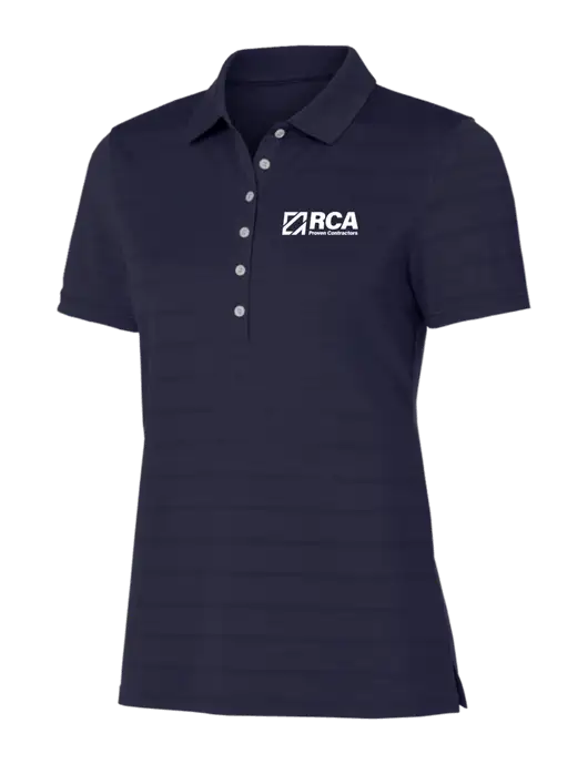 Callaway Womens Navy Ventilated Polo w/RCA Logo
