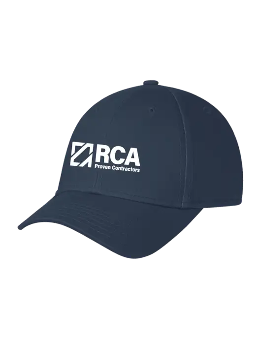 Navy Structured Cap Hook & Loop w/RCA Logo