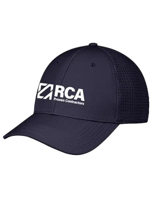 Navy Performance Stretchable Cap Hook & Loop w/RCA Logo