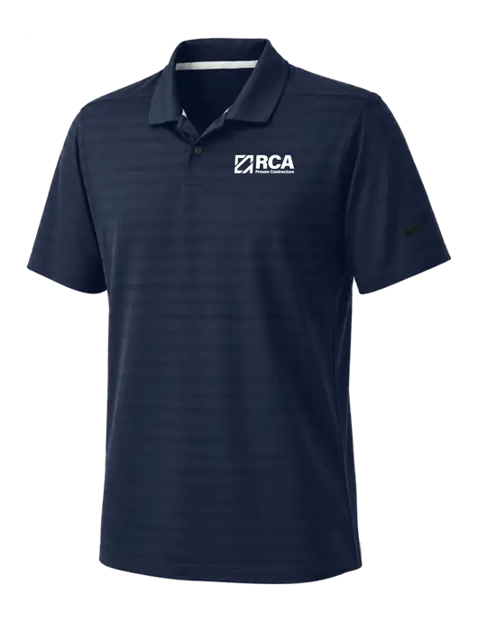 Nike Navy Dri-FIT Vapor Jacquard Polo w/RCA Logo
