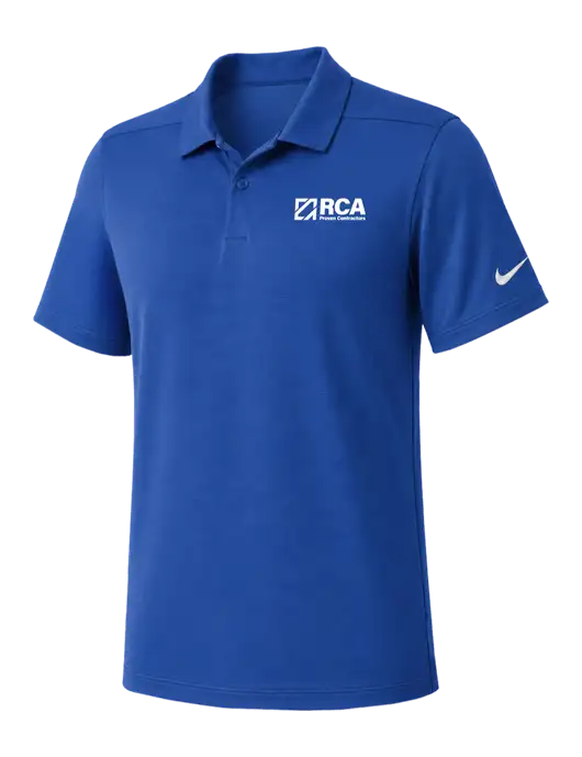 Nike Dark Royal Dry Essential Solid Polo w/RCA Logo