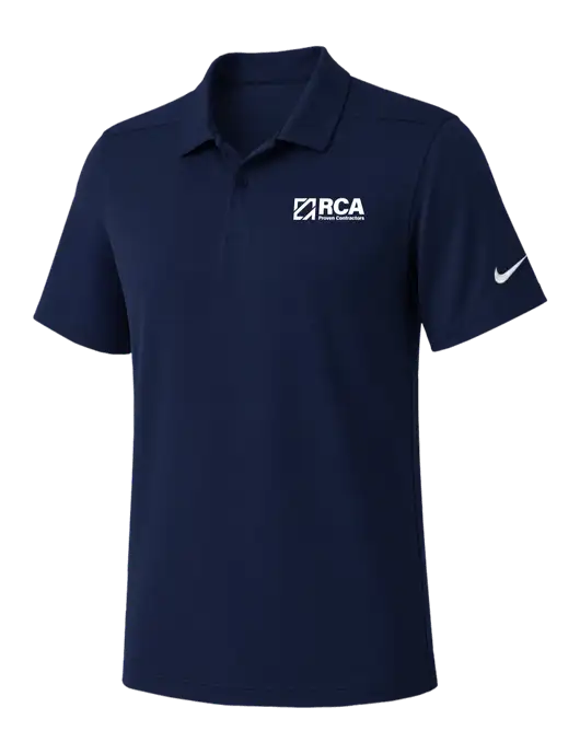 Nike Navy Dry Essential Solid Polo w/RCA Logo