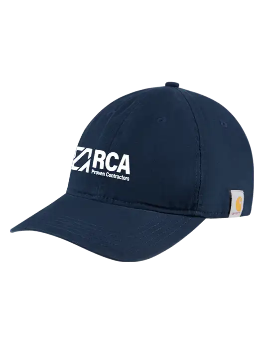Carhartt Navy Cotton Canvas Cap w/RCA Logo