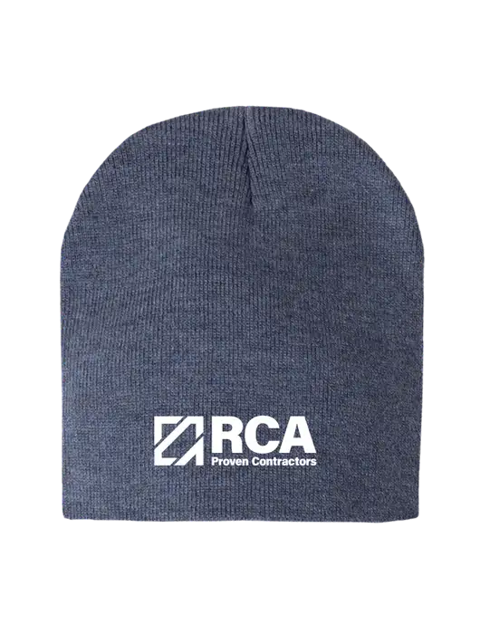 Navy Heather Element Knit Beanie w/RCA Logo