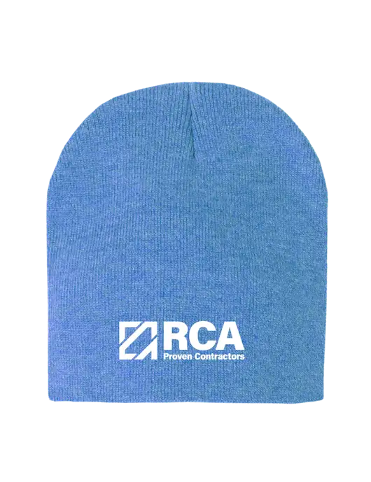Royal Heather Element Knit Beanie w/RCA Logo